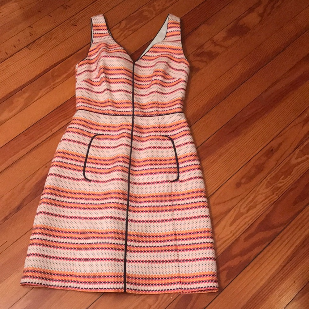 Trina Turk Courtside Multicolor Jacquard Dress